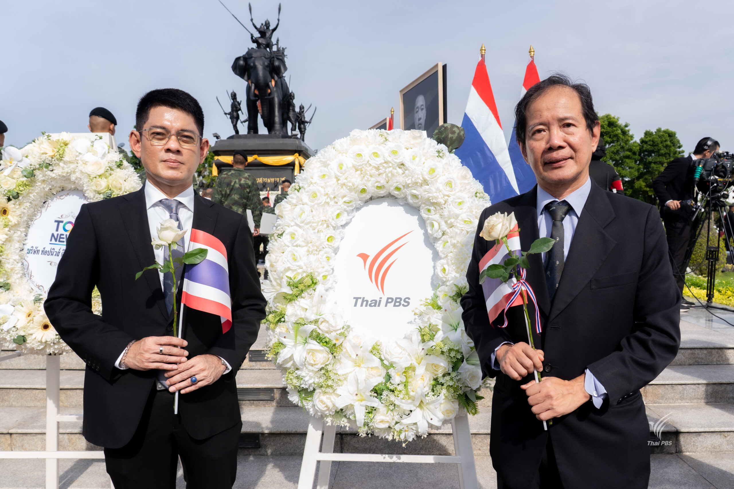 ไทยพีบีเอส ร่วมพิธี “สดุดีวีรกรรมทหารกล้าและอาลัยประชาชนผู้บริสุทธิ์”