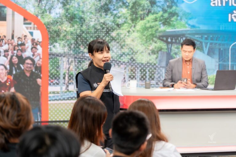 นักศึกษานิเทศศาสตร์เกษตร สจล. ฝึกประสบการณ์วิชาชีพด้านนิเทศศาสตร์ที่ไทยพีบีเอส