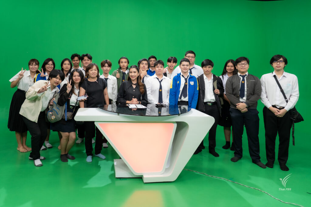 นักศึกษามหาวิทยาลัยคริสเตียน ร่วมกิจกรรม “Thai PBS Meet the Masters” เรียนรู้สื่อมืออาชีพแบบเจาะลึก