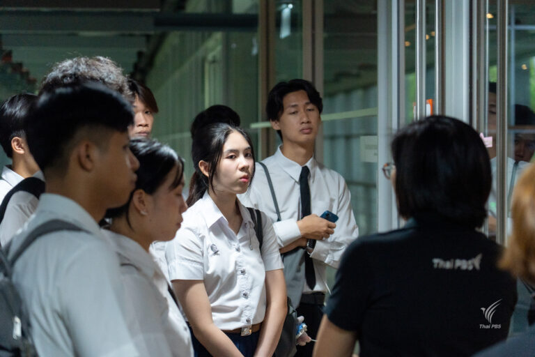 ไทยพีบีเอสต้อนรับนิสิตจุฬาฯ ศึกษาดูงานเบื้องหลังรายการ “คนสู้โรค”