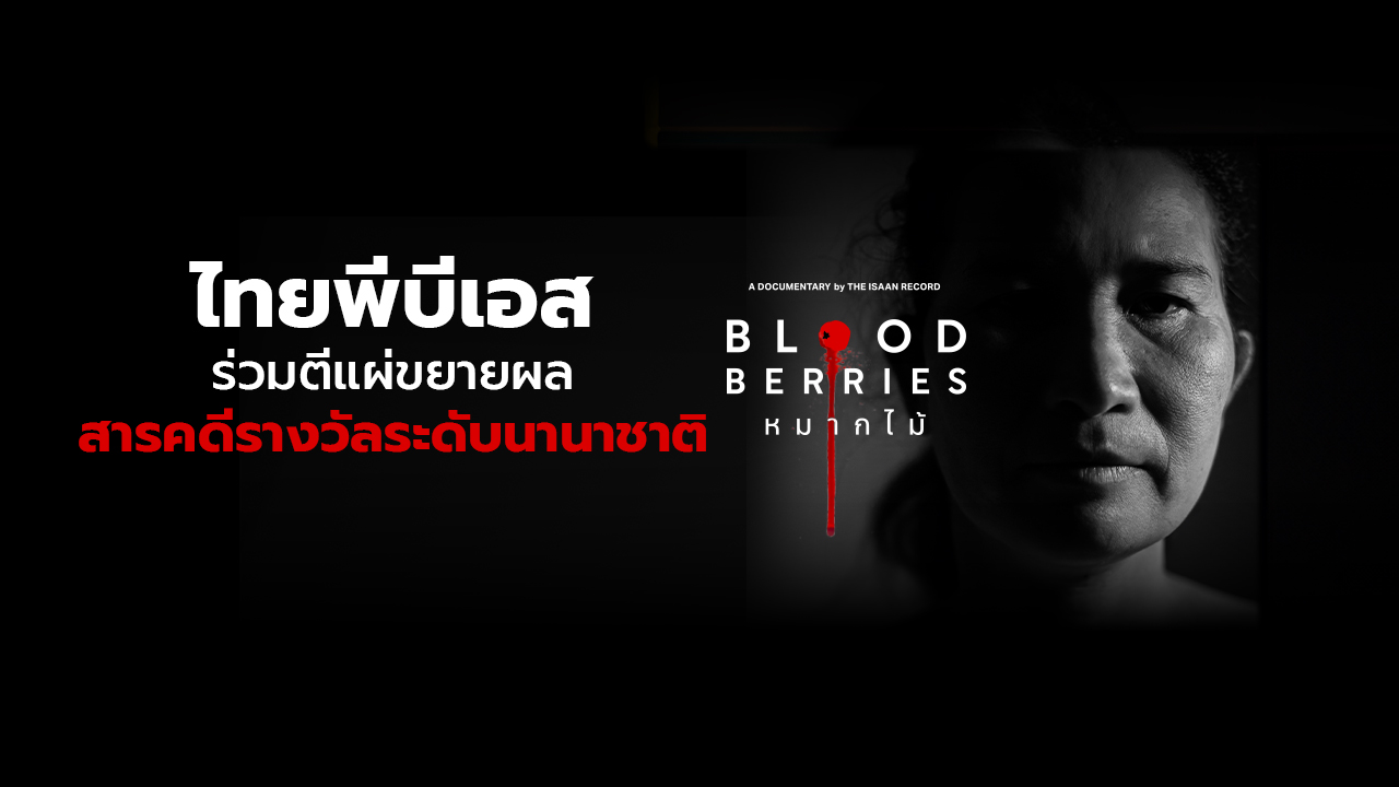ไทยพีบีเอส ร่วมตีแผ่ขยายผลสารคดีรางวัลระดับนานาชาติ “Blood Berries”