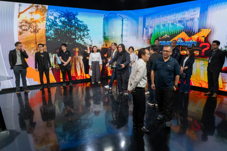 ผู้บริหาร NT หารือแนวทางร่วมมือบริการโครงข่ายโทรทัศน์-National Streaming Platform พร้อมเยี่ยมชมไทยพีบีเอส